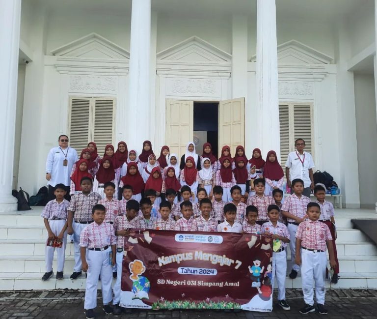 Kunjungan 51 siswa siswi dan 2 guru pendamping dari SDN 031 Tarakan serta kakak-kakak dari Kampus Mengajar 7 Universitas Borneo Tarakan